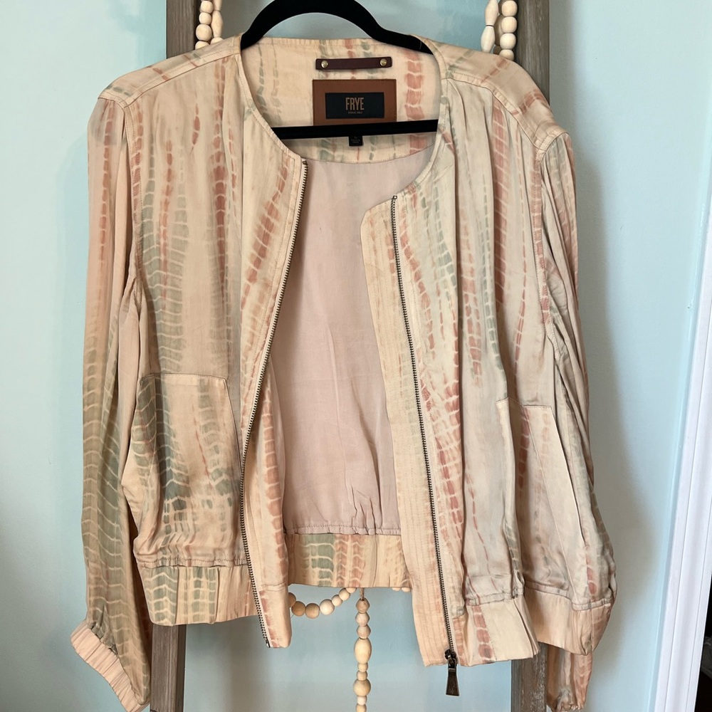 FRYE bomber jacket size L